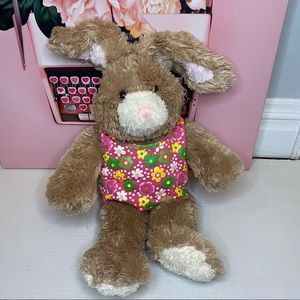 Build a Bear Floppy Ears Floral Rabbit  22 inches